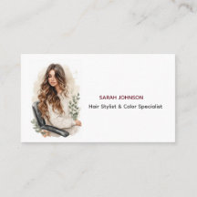 Boho Brunette Balayage Hair Stylist Business