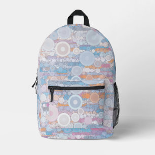 Boho Bubbles Printed Backpack