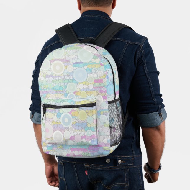 Boho Bubbles  Printed Backpack (Insitu (Model))