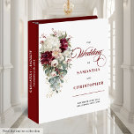 Boho Burgundy White Artistic Wedding Memory Album Binder<br><div class="desc">✅ For matching items search 208W in my collections ✅ Keep your wedding memories beautifully organized with this boho wedding binder and memory album, featuring watercolor burgundy and white roses accented with shimmering gold leaves. Designed in a rich and romantic palette of burgundy, marsala, maroon, deep red, dark red, white,...</div>