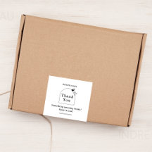 Boho Business Box Seal Label
