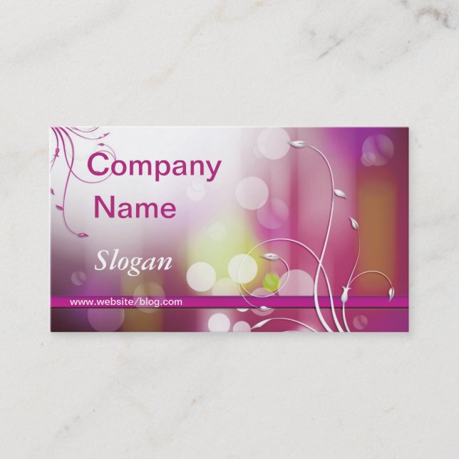 Boho Business Card #3 (Front)