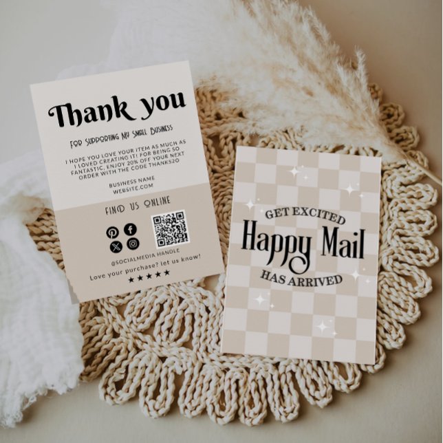 Boho Business Thank You Card (Creator Uploaded)