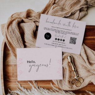 Boho Business Thank You Card