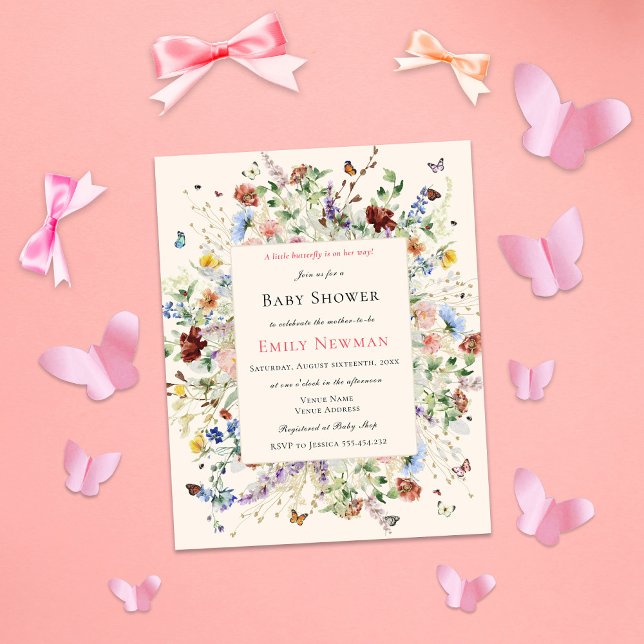 Boho Butterflies & Floral Budget Baby Shower (Creator Uploaded)