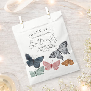 Boho Butterfly Baby Shower Dessert Favour Bag
