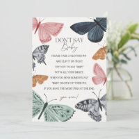 Boho Butterfly Baby Shower Dont Say Baby Game