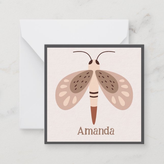 Boho Butterfly Card Enclosure (Front)