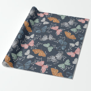 Boho Butterfly Enchanted Wrapping Paper