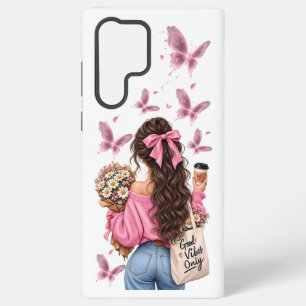 Boho Butterfly Girl Phone Case   Good Vibes Only