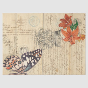 Boho Butterfly Right Decoupage Sheet