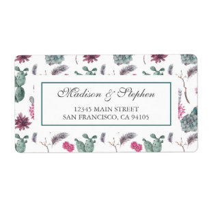 Boho Cactus, Succulent & Floral - Mariage