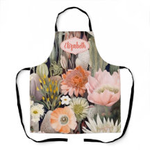 Boho Cactus Watercolor Blush Pink, Peach, Greens