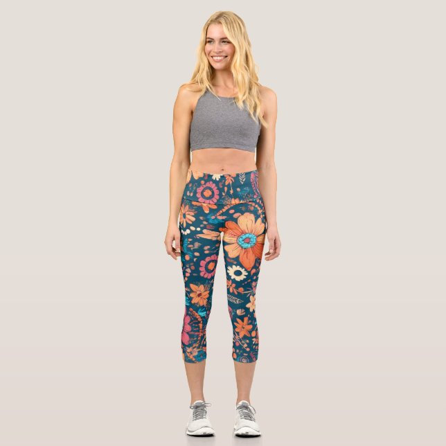 BOHO CAPRI LEGGINGS (Front)