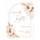 Boho Cards and Gifts Sign | Arch Pampas Grass