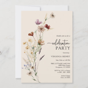 Boho Celebration Party Invitation