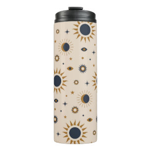 Boho Celestial Astronomy Thermal Tumbler