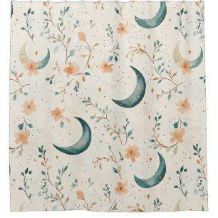Boho Celestial Floral Moon Pattern (1)