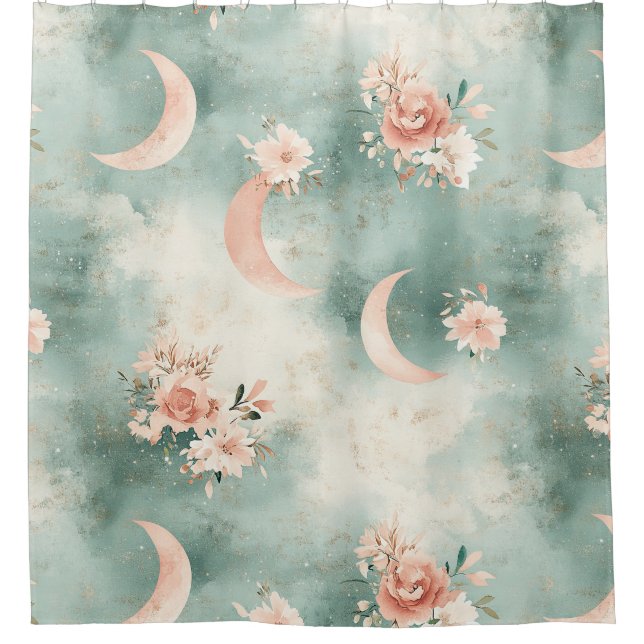 Boho Celestial Floral Moon Pattern (7) (Front)
