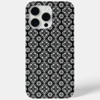 Boho Chic Black and White Floral Pattern