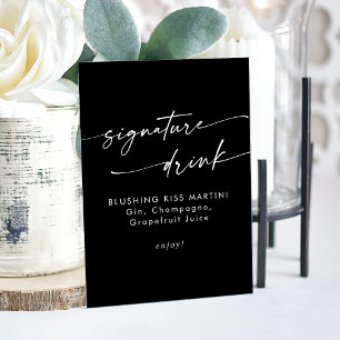 Boho Chic Black Mariage Signature Boire