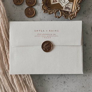 Boho Chic Bohemian Cream Enveloppes Mariages