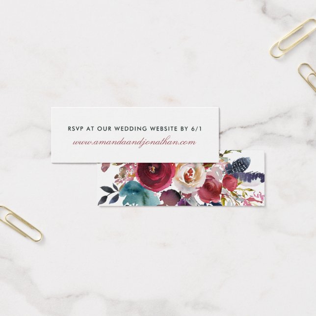 Boho Chic Bourgogne et Mariage de automne d'automn (Bureau)
