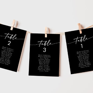 Boho Chic COLOR EDITABLE Hanging Seating Chart Invitation