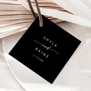 Boho Chic COLOR EDITABLE Wedding Favour Tags