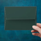 Boho Chic Emerald Green Enveloppes Mariages