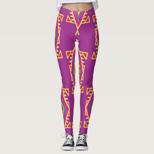 Boho Chic: Ethnic Seamless Ornament Leggings