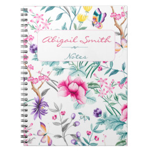 Boho Chic Floral Carnet personnalisé