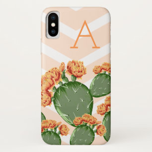 Boho Chic Flowering Prickly Pear Cactus Case-Mate iPhone Case