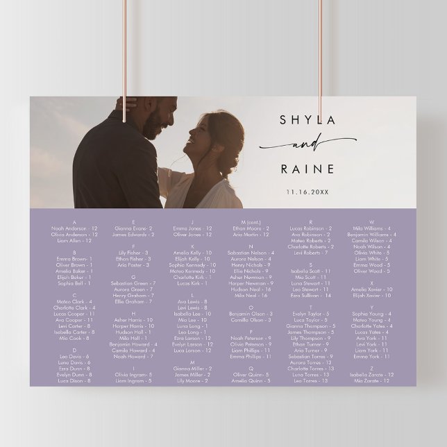 Boho Chic Lavande violet tableau de siège (Créateur téléchargé)