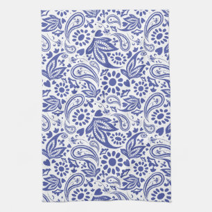 Boho Chic Pretty Paisley Pattern Kitchen Towel