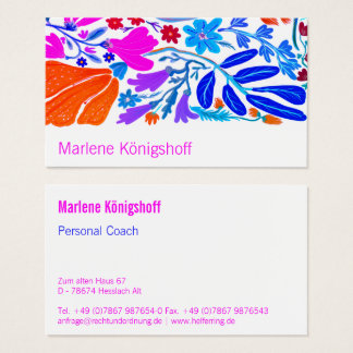 Boho Chic Retro Floral Handmade Pattern