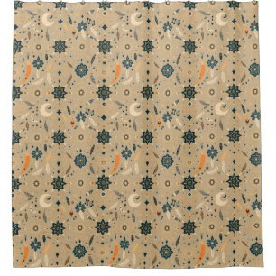 Boho Chic Shower Curtain – Free-Spirited