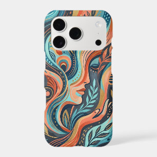 Boho Chic Spiritual Goddess with Leaves iPhone 17