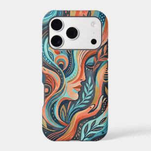 Boho Chic Spiritual Goddess with Leaves iPhone 17
