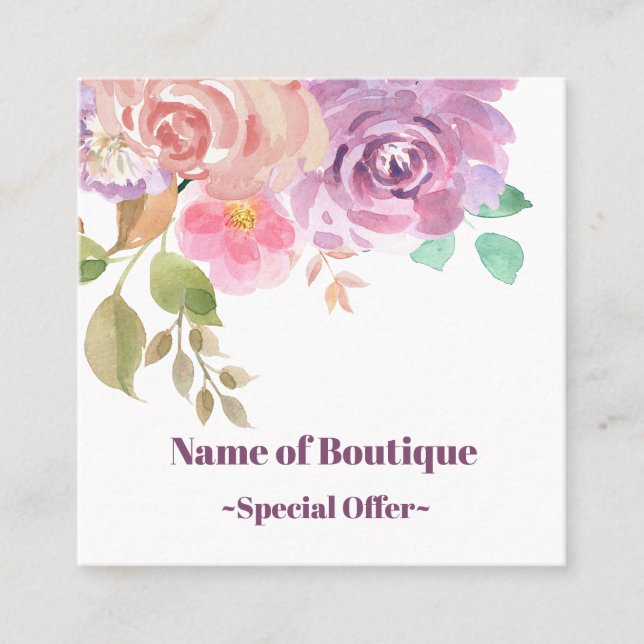 Boho CHIC Spring fleuron Boutique rabais Coupon (Devant)