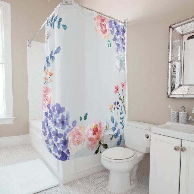 Boho Chic Watercolor flower florals (In Situ)