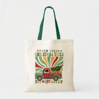 Boho Christmas Farm Fresh Trees Truck 
