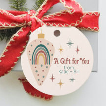 Boho Christmas Favour Tags