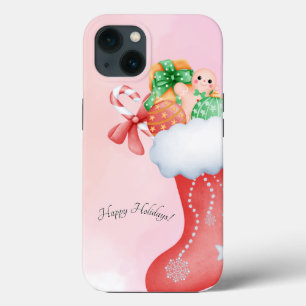 BOHO CHRISTMAS GREETING CARD iPhone 13 CASE