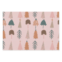 Boho Christmas tree pattern