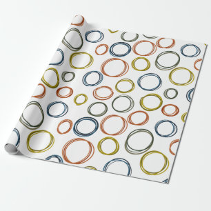 Boho Circles  Wrapping Paper