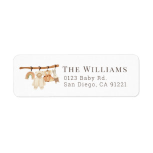 Boho Clothesline Label