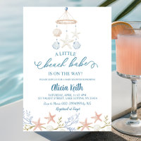 Boho Coastal Little Beach Babe baby shower