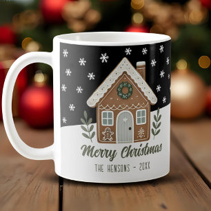 Boho Cookie House Snowflakes Family Coffee Mug