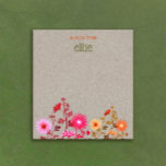 Boho Country Floral Kraft Notepad<br><div class="desc">For additional matching marketing materials please contact me at maurareed.designs@gmail.com. For more premade logos visit logoevolution.co.</div>